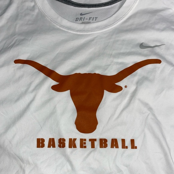 Nike Men’s Texas Longhorns Special Edition White Long Sleeve Dri-FIT Shirt - Picture 3 of 5
